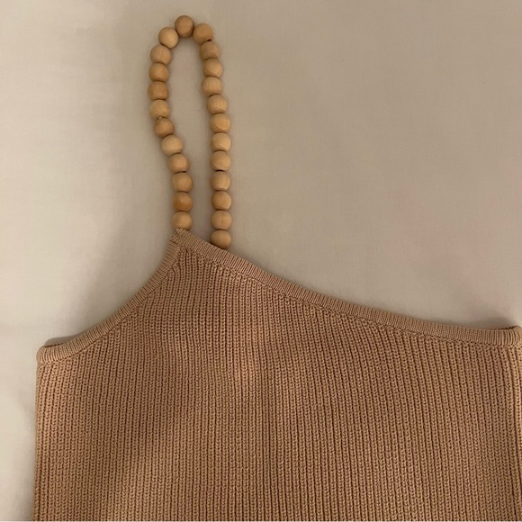 Zara Asymmetric Beaded Knit Top - Picture 5 of 9